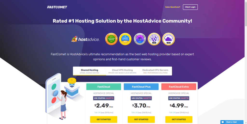 FastComet Review - The Only Web Hosting - Towhs