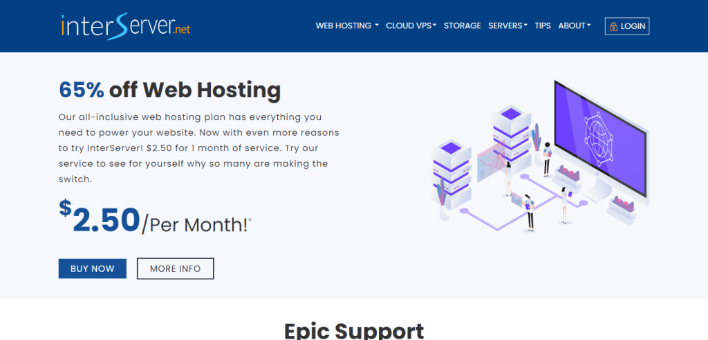 Interserver Review - The only web hosting service - towhs
